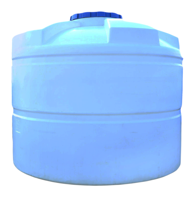 Емкость 750 л вертикальная широкая ВО ПБ голубая Киев - изображение 1