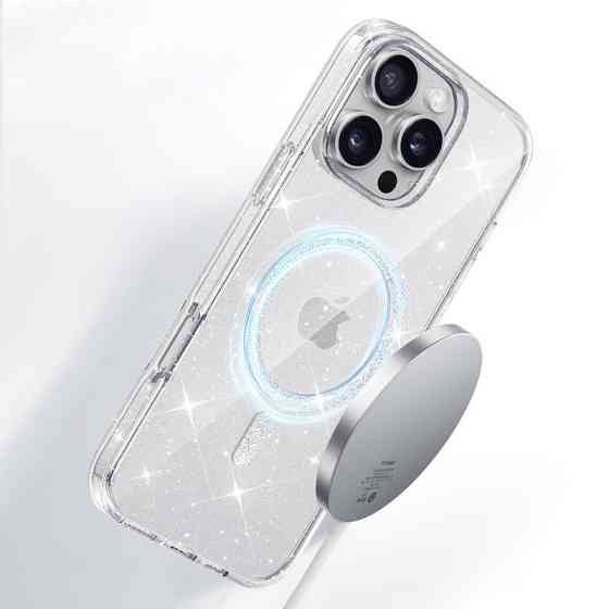 Чехол TPU Eclipse Sparkle Magnetic Fit для Apple iPhone 16 Pro (6.3") Херсон