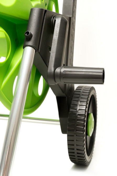 Катушка со шлангом MASTERTOOL ½" 50 м с телескопической ручкой на колесах 92-8800 Харків - зображення 7