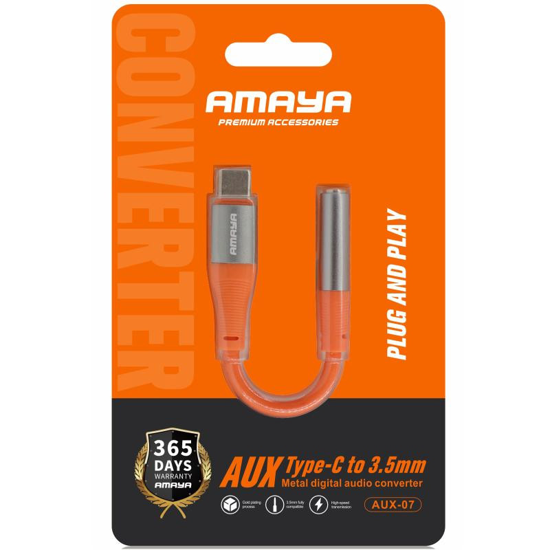 Переходник Amaya AUX-07 Type-C to 3.5mm Херсон - зображення 2