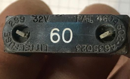 Бу предохранитель 60A max, 4604602-4635023, 7700410542 синий. Кропивницкий - изображение 2