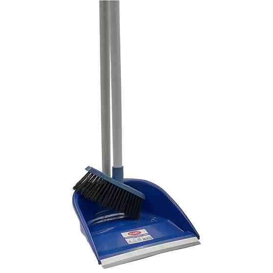 Метла с совком Planet Люкс синяя Киев