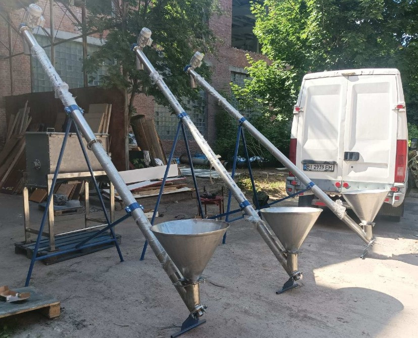 Трубчатый винтовой конвейер, транспортер для ягод D250 L4000 Луцьк - зображення 6