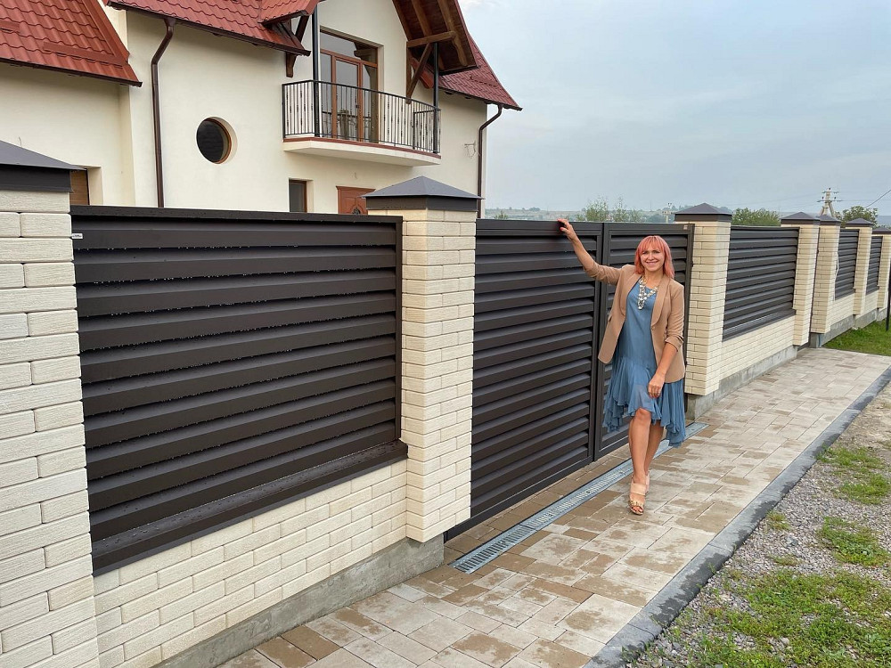 Сучасний паркан Жалюзі. Черновцы - изображение 10
