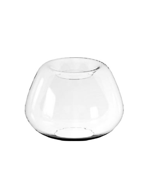 Ваза скляна Mazhura Rollo MZ-G-015 29 см Київ - зображення 1