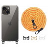 Чехол TPU Transparent with Straps для Apple iPhone 15 (6.1") Херсон