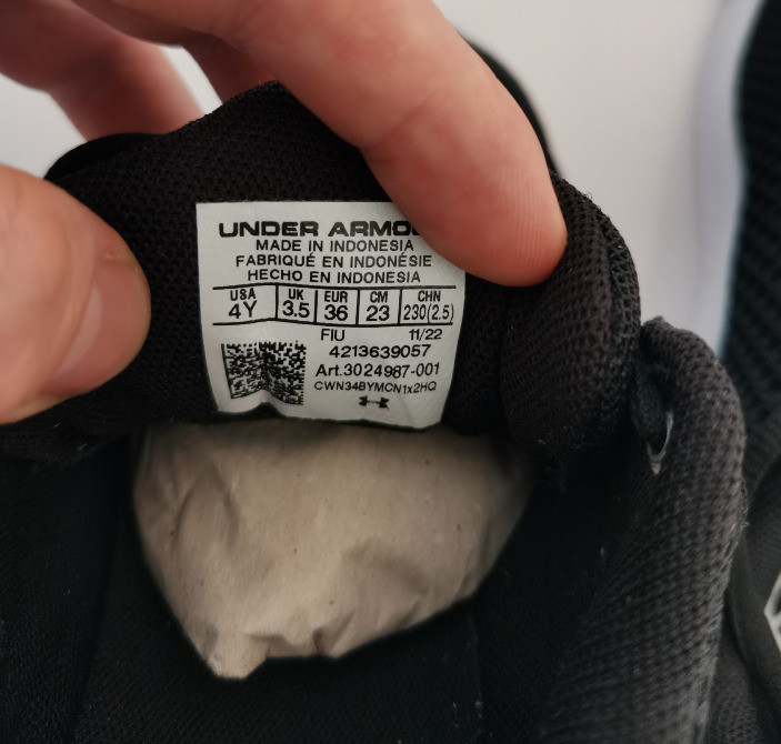 Нові оригінальні кросівки Under Armour / Розмір 36 Киев - изображение 5