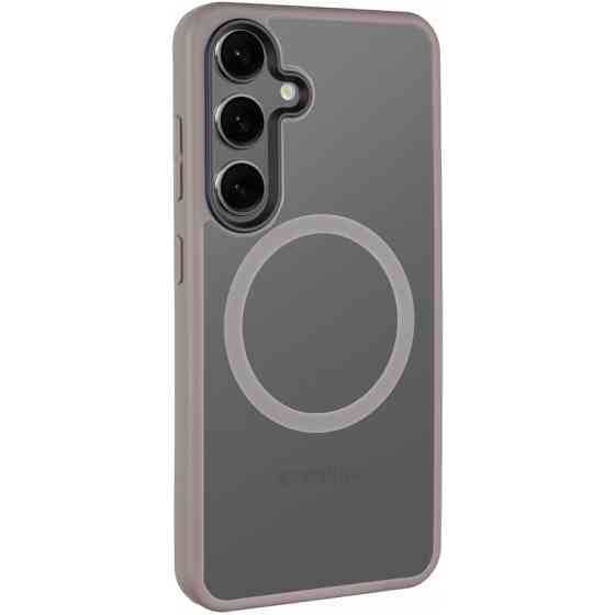 TPU+PC чехол Metal Buttons with MagSafe Colorful для Samsung Galaxy S25 Херсон