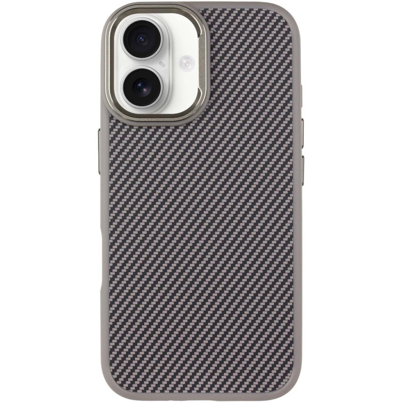 Чехол TPU+PC Carbon with Magnetic Fit для Apple iPhone 16 (6.1") Херсон - зображення 9