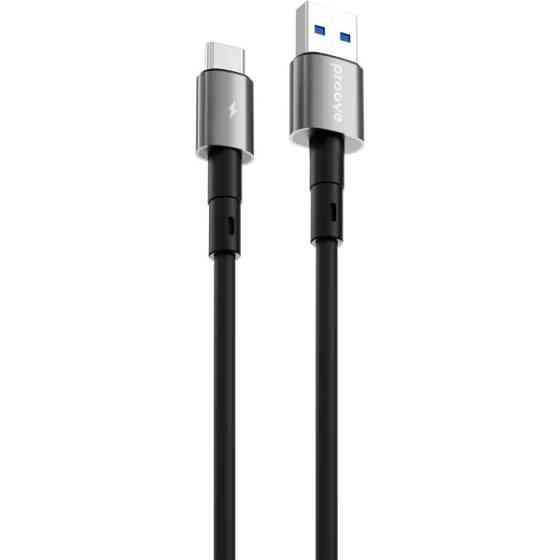 Кабель Proove Silicraft USB to Type-C 3A 1m Black (CCSC15001201) Харьков