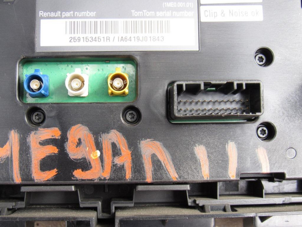 Дисплей Renault Megane III 2008-2015 (259153451R) Ковель - зображення 4