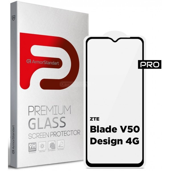 Захисне скло ArmorStandart для ZTE Blade V50 Design 4G Black (Код товару:34444) Харків - зображення 2