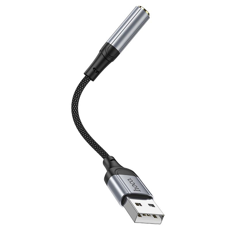 Переходник Hoco LS36 Fresh USB to 3,5 AUX Херсон - зображення 3