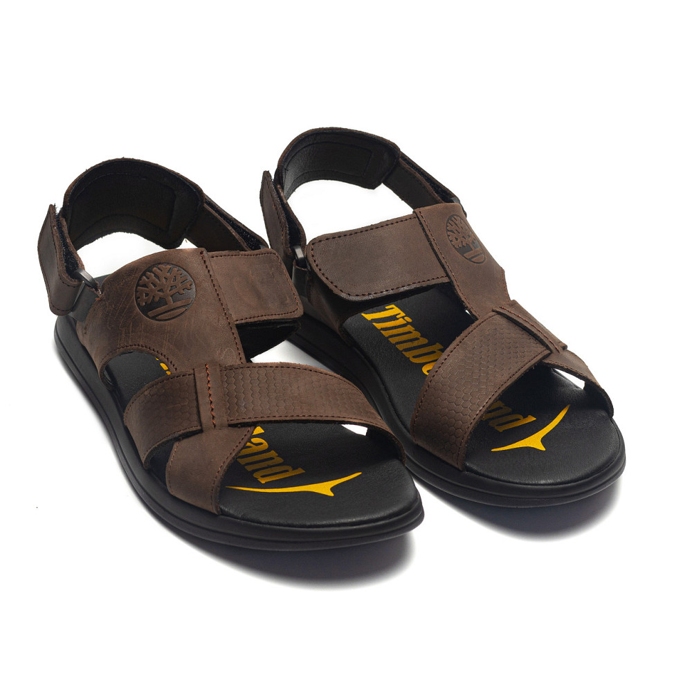 Мужские кожаные сандалии  Brown Київ - зображення 3