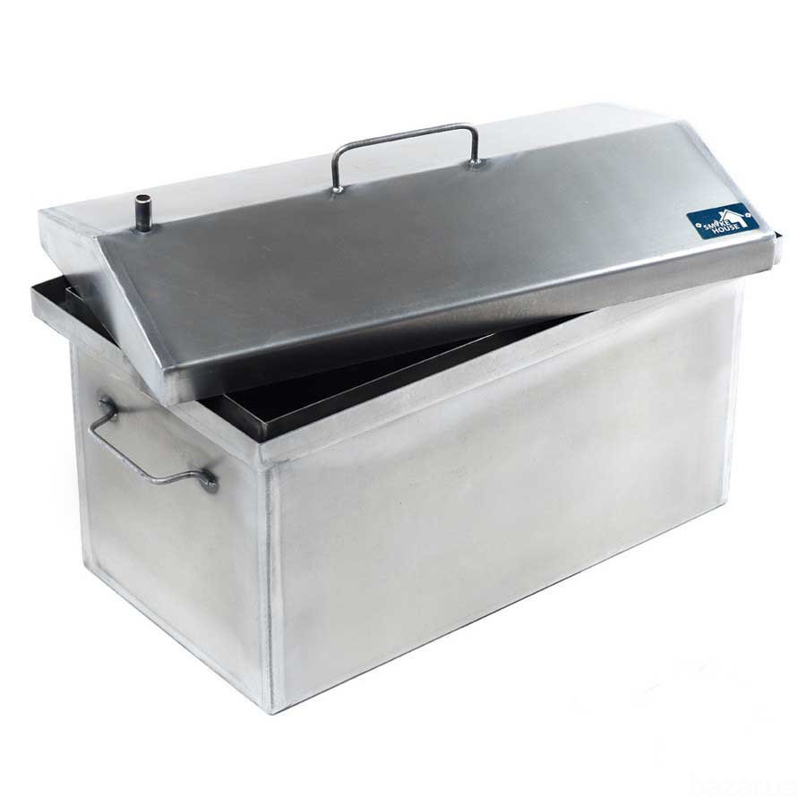 Коптильня с термометром и подставкой SmokeHouse L Original Харьков - изображение 12