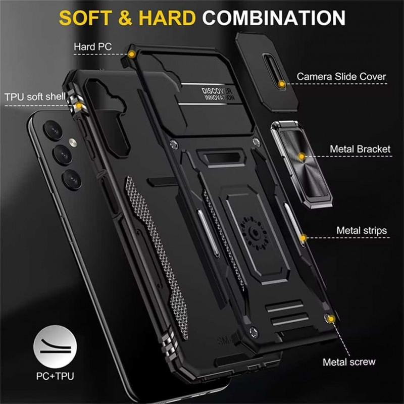 Ударопрочный чехол Camshield Army Ring для Samsung Galaxy S24 Херсон - зображення 2