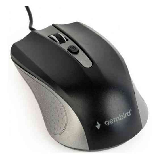 Мишка GEMBIRD MUS-4B-01-GB USB Black/Grey (Код товару:11502) Харків