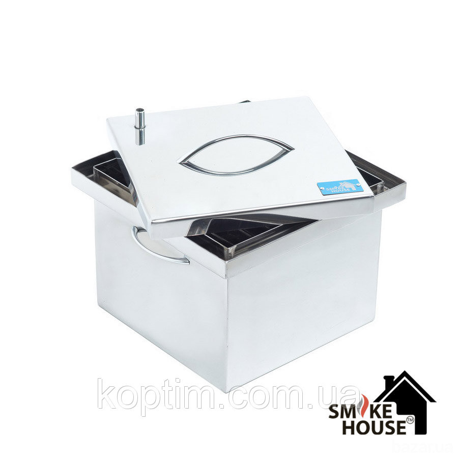 Коптильня маленькая SmokeHouse S DeLuxe с подставкой Харків - зображення 1