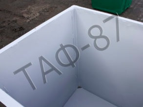 Бак для сміття 750 літрів металевий фарбований Харьков - изображение 3