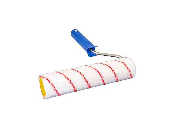 Валик малярный MASTERTOOL Nylon 48/250/9 мм Ø 8 мм с ручкой 92-5404-P Харьков