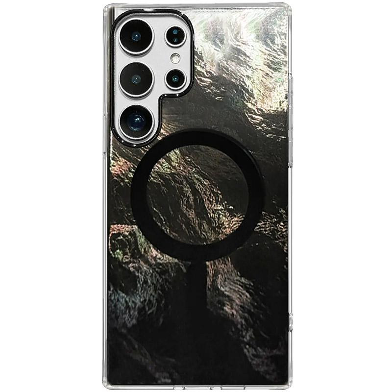 Чехол TPU Shiny Mountain Magnetic Fit для Samsung Galaxy S25 Ultra Херсон - изображение 1