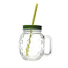 Кружка джар з кришкою OLens Клер-ананас K9481 500 мл Киев