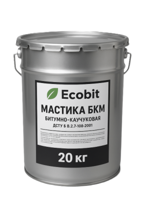 Мастика БКМ Ecobit ДСТУ Б В.2.7-108-2001 ( ГОСТ 32870-2014 ) 20 кг Дніпро