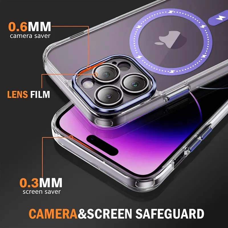 Чехол TPU+PC Colorful with Magnetic Fit для Apple iPhone 12 Pro (6.1") Херсон - изображение 6