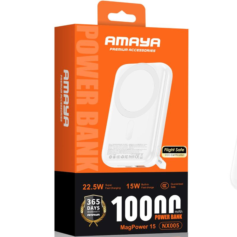 Портативное ЗУ Power Bank Amaya NX005 22.5W с БЗУ 10000 mAh Херсон - зображення 2