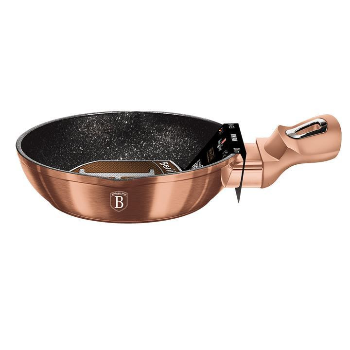 Сковорода універсальна Berlinger Haus Metallic Line Rose Gold Edition BH-6133 16 см Київ - зображення 1