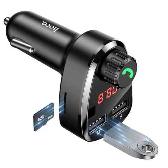 АЗУ FM модулятор Hoco DE24 QC3.0 (2USB-A) Херсон