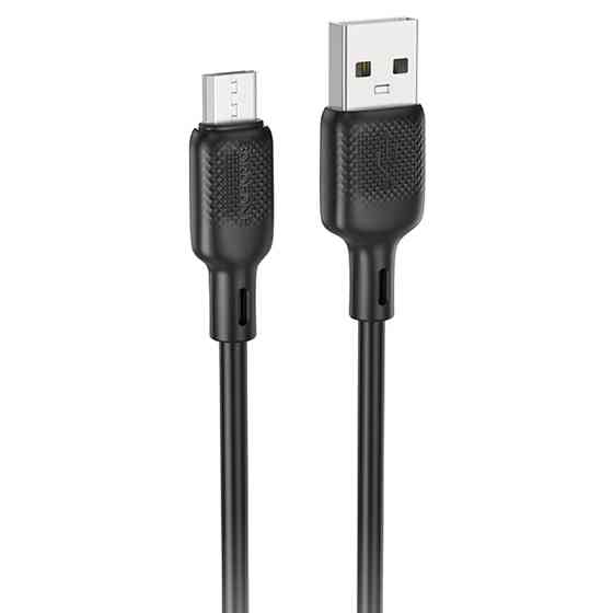 Дата кабель Borofone BX113 Lenny USB to MicroUSB 2.4A (2m) Херсон