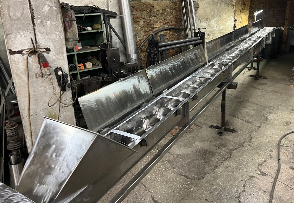 Промышленные шнековые транспортеры из нержавеющей стали для премиксов, порошков, зерна Київ - зображення 6