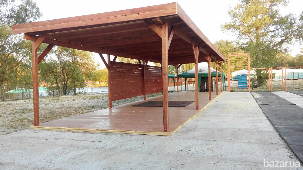 Навес. Шатер. Терассы из дерева. Веранда. Прибудова деревяна Киев - изображение 2