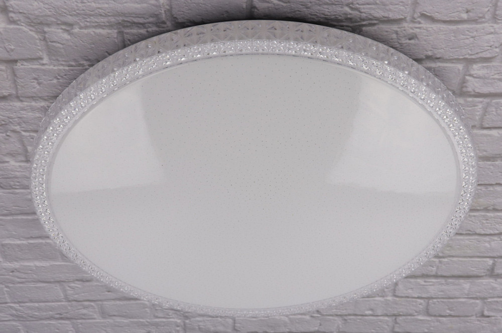 Світильник стельовий LED з пультом W71139B/500 Білий 5х49х49 см. Киев - изображение 1