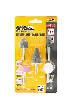 Камни шлифовальные MASTERTOOL 6 мм набор 5 шт 12-2015 Харків