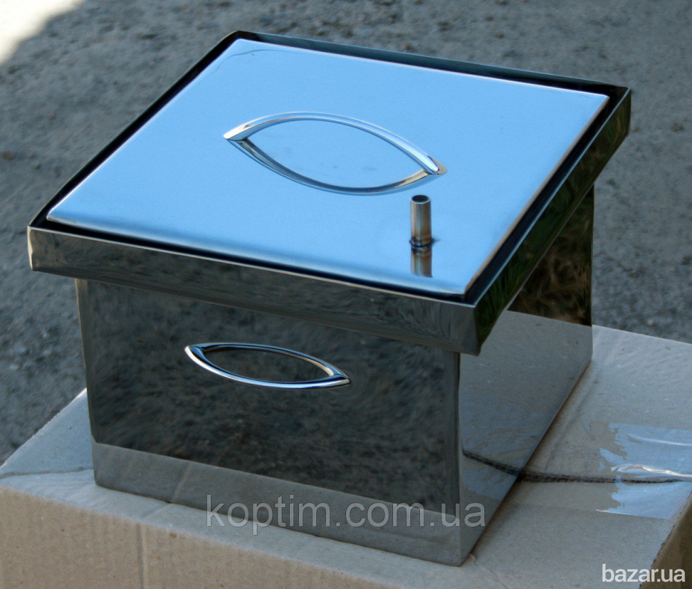 Коптильня маленькая SmokeHouse S DeLuxe с подставкой Харків - зображення 3