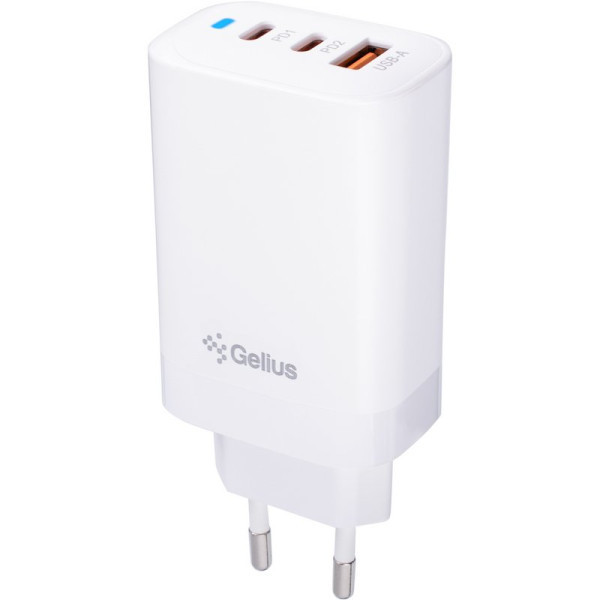 МЗП Gelius Elevaro GP-HC065 65W USB+2Type-C White (Код товару:41963) Харьков - изображение 1