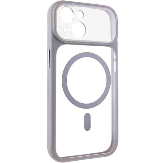 Чехол TPU+PC GETMAN Moon Clear with MagSafe для Apple iPhone 13 (6.1") Херсон