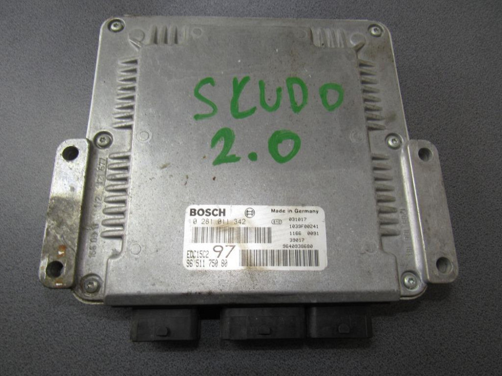 Блок управления двигателем Citroen Jumpy 2.0 1996-2006 (0281011342) Ковель - зображення 1