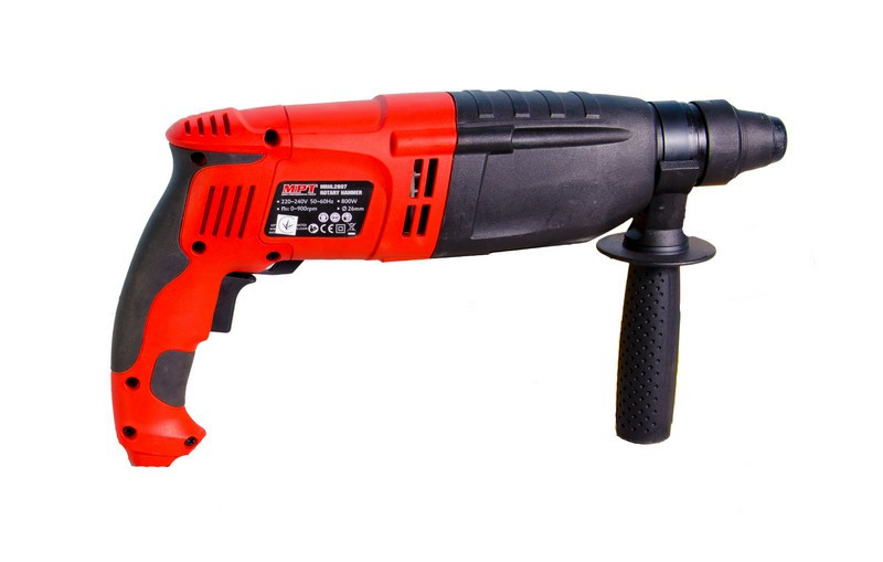 Перфоратор MPT PROFI SDS-PLUS 26 мм 800 Вт 900 об/мин 4850 уд/мин 3 Дж 3 режима аксессуары 5 шт кейс Харків - зображення 3