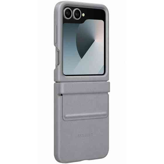 Кожаный чехол Leather Case (AAA) для Samsung Galaxy Z Flip6 Херсон
