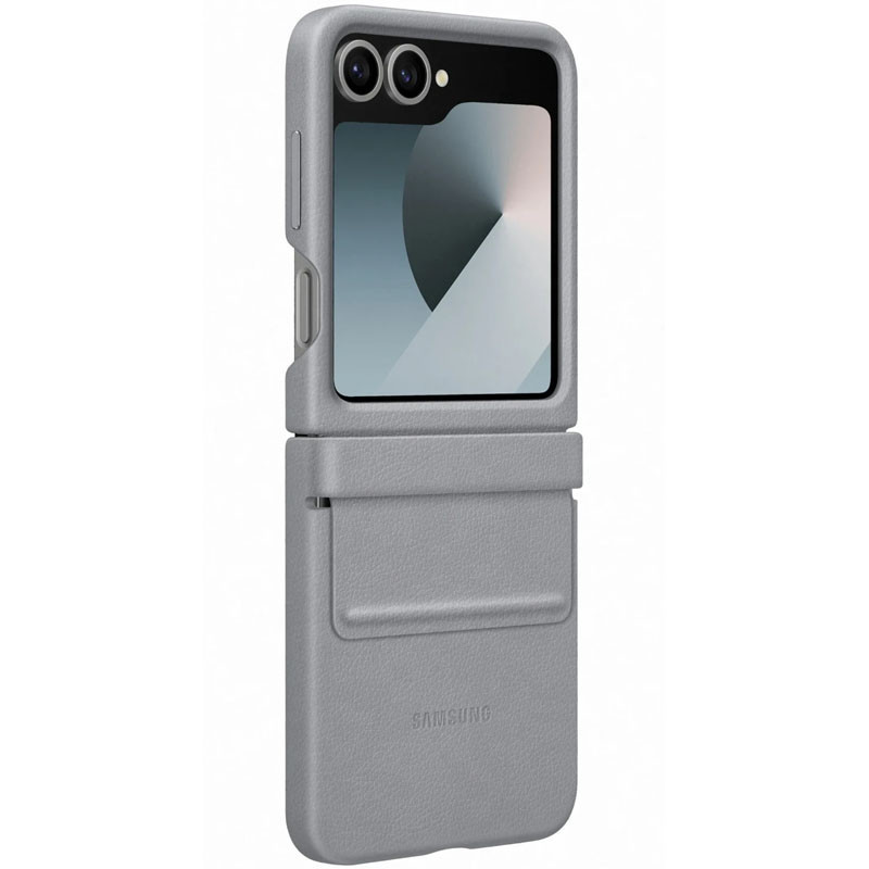 Кожаный чехол Leather Case (AAA) для Samsung Galaxy Z Flip6 Херсон - зображення 3
