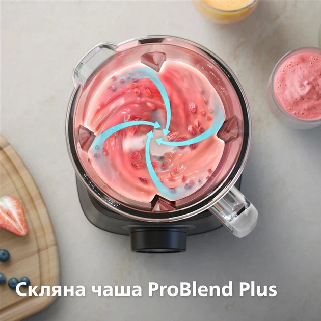 Блендер стационарный Philips HR3041/00 1200 Вт графитовый Київ - зображення 5