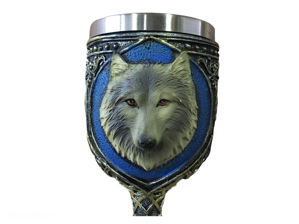 Бокал для Вина Кружка Чашка Череп Волк Кубок Готика Подарок Київ - зображення 2