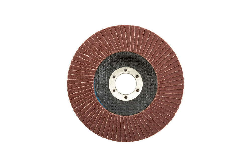 Диск шлифовальный лепестковый MASTERTOOL Т27 зерно 120 125×22 мм 08-2212 Харьков - изображение 3