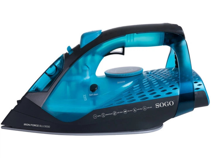 Утюг SOGO SS-6345 3000 Вт синий Киев - изображение 2
