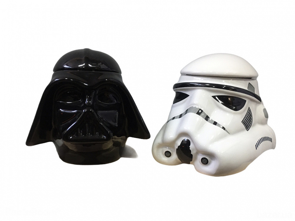 Подарочный Набор Кружка Чашка Бокал 3D Крышкой Star Wars Дарт Вейдер и Штурмовик 3D Киев - изображение 3