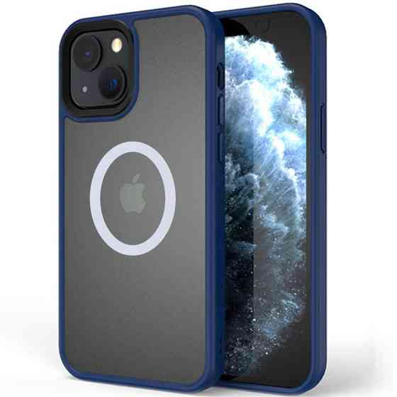 TPU+PC чехол Metal Buttons with MagSafe для Apple iPhone 13 (6.1") Херсон