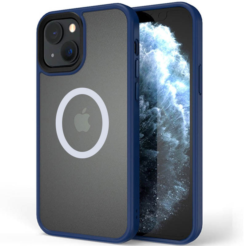 TPU+PC чехол Metal Buttons with MagSafe для Apple iPhone 13 (6.1") Херсон - зображення 1